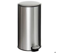 5five - poubelle métal 30l ""delta"" inox