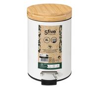 5five Poubelle Natureo blanc - 3 L