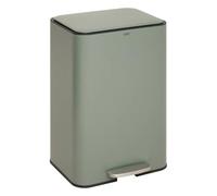 5five - poubelle rectangulaire à pédale delta 50l vert