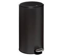5five - poubelle métal 30l ""delta"" gris charbon
