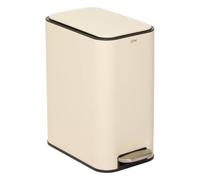 5five - poubelle slim rectangulaire à pédale delta 20l argile