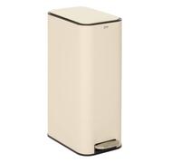 5five - poubelle slim rectangulaire à pédale delta 30l argile
