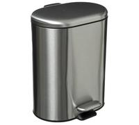 5five - poubelle soft close métal 6l ""siliflex"" inox
