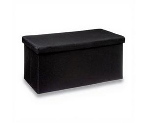5five Pouf double pliable en polyester - Noir