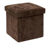 5five - pouf mix'n modul carré pliable 31x31cm marron