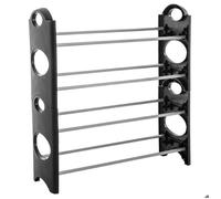 Atmosphera - Range chaussure à 4 étages - Noir - 61 x 64 cm Incolore G