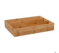 Five - Range ustensile en Bambou 3 Grands Compartiments 28 x 38 cm