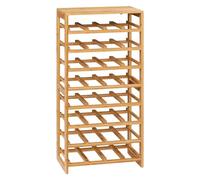 5five Range-bouteilles en bambou Linha 32 bouteilles H 89 cm Beige