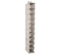 5five - rangement chaussures 10 cases ""orga"" gris clair