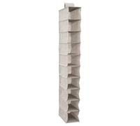 Rangement suspendu 10 compartiments Beige G