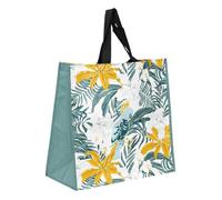 5five - sac de shopping motif tropical 45x43cm