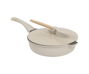 5five - sauteuse aluro aluminium beige d28cm