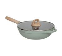 5five - sauteuse horizon en fonte d'aluminium vert d28cm