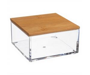 5five Selena Petite boîte de rangement carrée en bambou