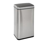 5Five - Poubelle de Cuisine en Inox 40 Litres Sensor Ouverture et Fermeture Automatique