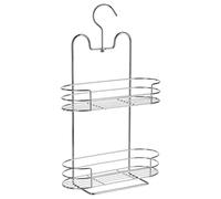 FIVE Simply Smart - Support de Douche 2 Etagères Wash 41cm Gris Argent G