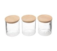 5five - set de 3 bocaux hemétiques en verre 035l "hermet"