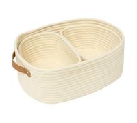 5five - set de 3 paniers ""duo"" ivoire