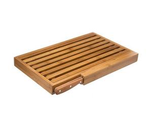 5five Set de planche à pain et couteau en bambou - Bambou