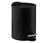 5five Simply Smart Abfalleimer Colorama Soft Close, Metall, Kunststoff, Schwarz, 3 L, 174528J
