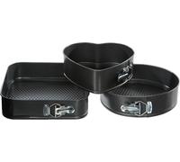 5Five Simply Smart Backformen-Set 3-tlg., Rund, Eckig, Herz, Aluminium, 135276