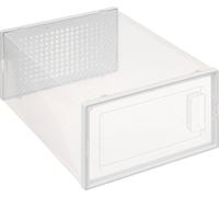 5five Simply Smart | Boîte à chaussures - Stak - 25 x 35 x 18,5 cm - Transparent - Anti-condensation et empilable