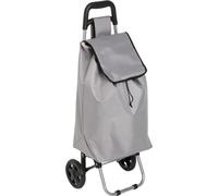 5five Simply Smart Chariot à provisions en polyester métal gris argent noir 91,5 cm x 35 cm x 28,5 cm