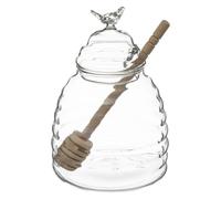 5Five Simply Smart Honigtopf, Honiggefäß mit Löffel, Glas, 400 ml, 160613