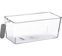 5five Simply Smart Kühlschrank-Aufbewahrungsbox L mit Henkel, PET-Kunststoff, Gummi, Transparent, 167788