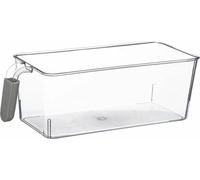 5five Simply Smart Kühlschrank-Aufbewahrungsbox S mit Henkel, PET-Kunststoff, Gummi, Transparent, 167787