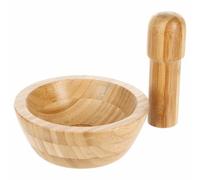 5five Simply Smart Mörser mit Stößel, Gewürzmörser, Bambus, 13 x 5 cm, 120059