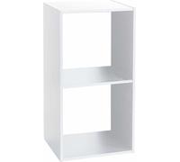 5five Simply Smart Regal Mix N Modul 2x1, Holzspahn, Weiß, 34.5 x 67.5 cm, 138967C