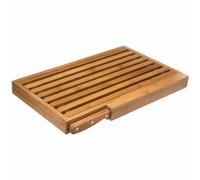 5Five Simply Smart Schneidebrett mit Brotmesser, Brotbrett, Bambus, 44 x 25 cm, 146517