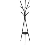 5five Simply Smart Standgarderobe mit 9 Haken, Garderobenständer, Metall, MDF, Schwarz, 138944A