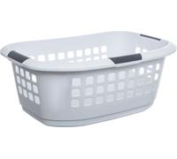 AC-Déco Panier à Linge 51 L - Blanc et Gris