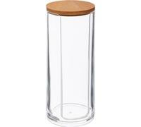 5Five Simply Smart Wattepadspender Selena, Abschminktuchspender, Kunststoff, Bambus, 17.8 cm, 161082