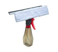 Nettoyeur de vitres avec pulvérisateur + 2 têtes de nettoyage