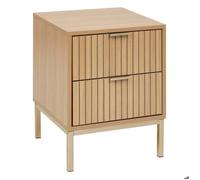 5five - table de chevet ""tasso"" 2 tiroirs