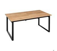 Table extensible effet chêne naturel Aliaj Bois