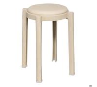 5five - tabouret ""plasta"" en plastique beige