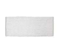 - Tapis de Salle de Bain Tissé Epais 50x120cm Blanc