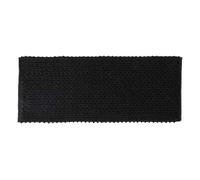 FIVE Simply Smart - Tapis de Salle de Bain Tissé Épais 50x120cm Noir Khôl Noir