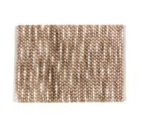 5five - tapis de bain boule en coton beige 75x50cm