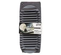 5five - egouttoir à vaisselle tapis 16 couverts gris