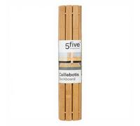 5five Caillebotis enroulable en bambou Nato – 40 x 60 cm – Naturel