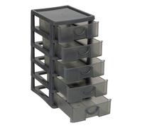 Paris Prix Tour de rangement plastique 5five 5 tiroirs grand modèle