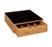 Paris Prix - Porte-capsules 5five 1 tiroir bambou