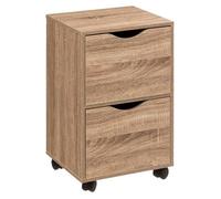 5five - tour 2 portes à roulettes effet bois