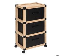 5five - tour de rangement cardy naturel/noir