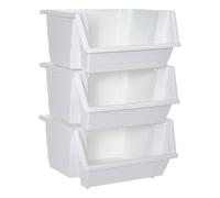 5five - tour de rangement essentiels rectangulaire h.66cm blanc